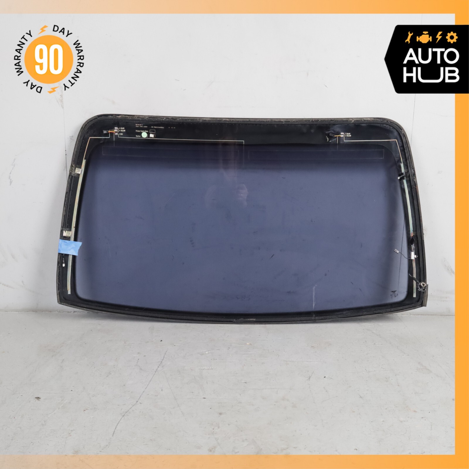 06-13 Bentley Continental Flying Spur Rear Windshield Wind Shield Glass OEM 78k