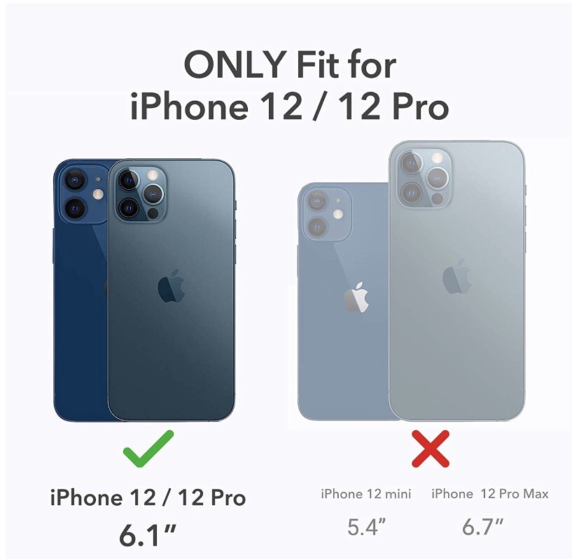 iPhone 12/12 Pro Full Body Rugged Case Built in Screen