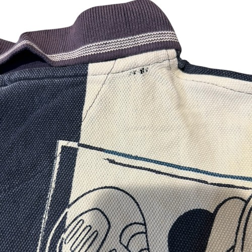 Polo homme Disney Golfing Mickey Mouse 3XL imprimé intégral bleu blanc - Photo 8/10