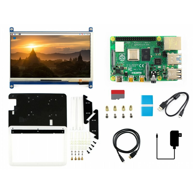 Raspberry Pi 4 Model B 4GB Kits with Waveshare Accessory 7inch
