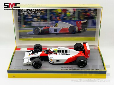 Mclaren MP4/6 #1 Ayrton Senna 1991 F1 World Champion 1:18 Mclaren MP4/6 #1 Ayrton Senna 1991 F1 World Champion 1:18