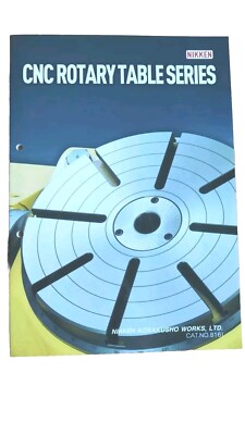 NIKKEN Clamps for Rotary Table CNC260 + CNC302 + Catalog NO.816l + T-shirt + CUP