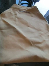 Mark and Graham Canvas and Leather Log Holder, Khaki monogrammed  Greenberg New