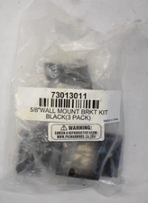 Barrette Outdoor Living 5/8" Metal Wall Mount Fence Brackets 3 Pack 73013011