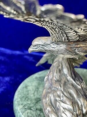 Figurine Sterling Silver 925 Eagle Figurine Statue Limited Figurine Sterling Silver 925 Eagle Figurine Statue Limited