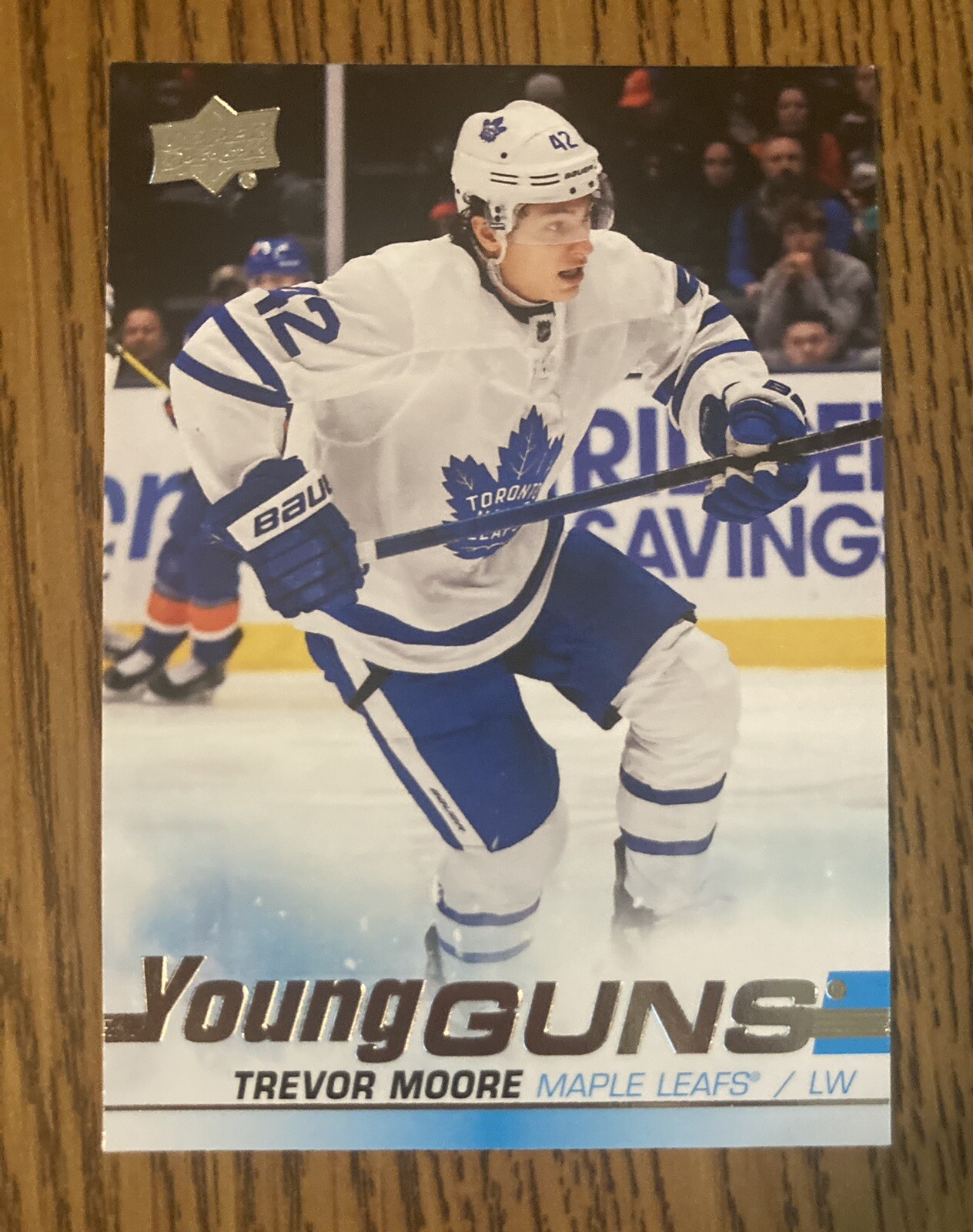 2019-20 Upper Deck Trevor Moore Young Guns #485 Rookie RC Toronto Maple Leafs