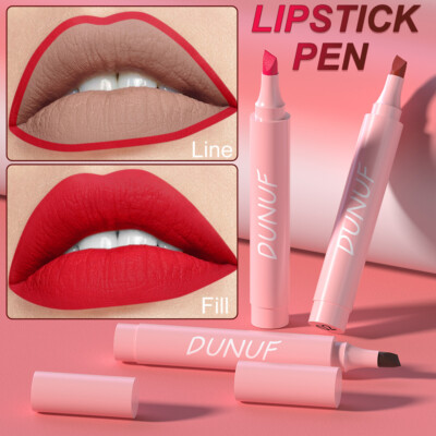 Matter Lippenstift-Marker Tönungsstift Kosmetisch Wasserfest Langlebig +   