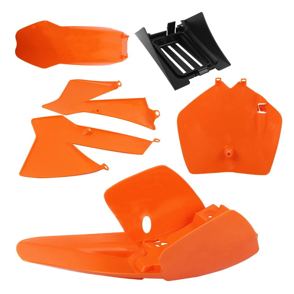 Kit de carrocería de plástico guardabarros para KTM50 SX 50 JUNIOR 50cc SX 2002-08 KTM NEGRO NARANJA Foto 4 de 4