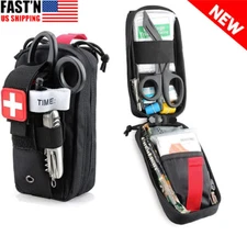 Tactical Emergency EMT Pouch Medical First Aid Kit EDC Molle Trauma Bag