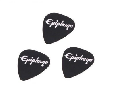 3 x offizielle Epiphone Marken-Gitarrenplektren/Gitarrenplektren - schwere Stärke - 3er-Packung