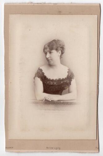photo  vicomtesse de Bonnemains 1880 Marguerite Brouzet - Amour clandestin- cdv - Photo 1/2