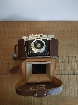 Vieil Appareil Photo FEX 4.5 Des Années 50 Avec étui En Cuir – Vintage Et Parfait Pour La Collection !