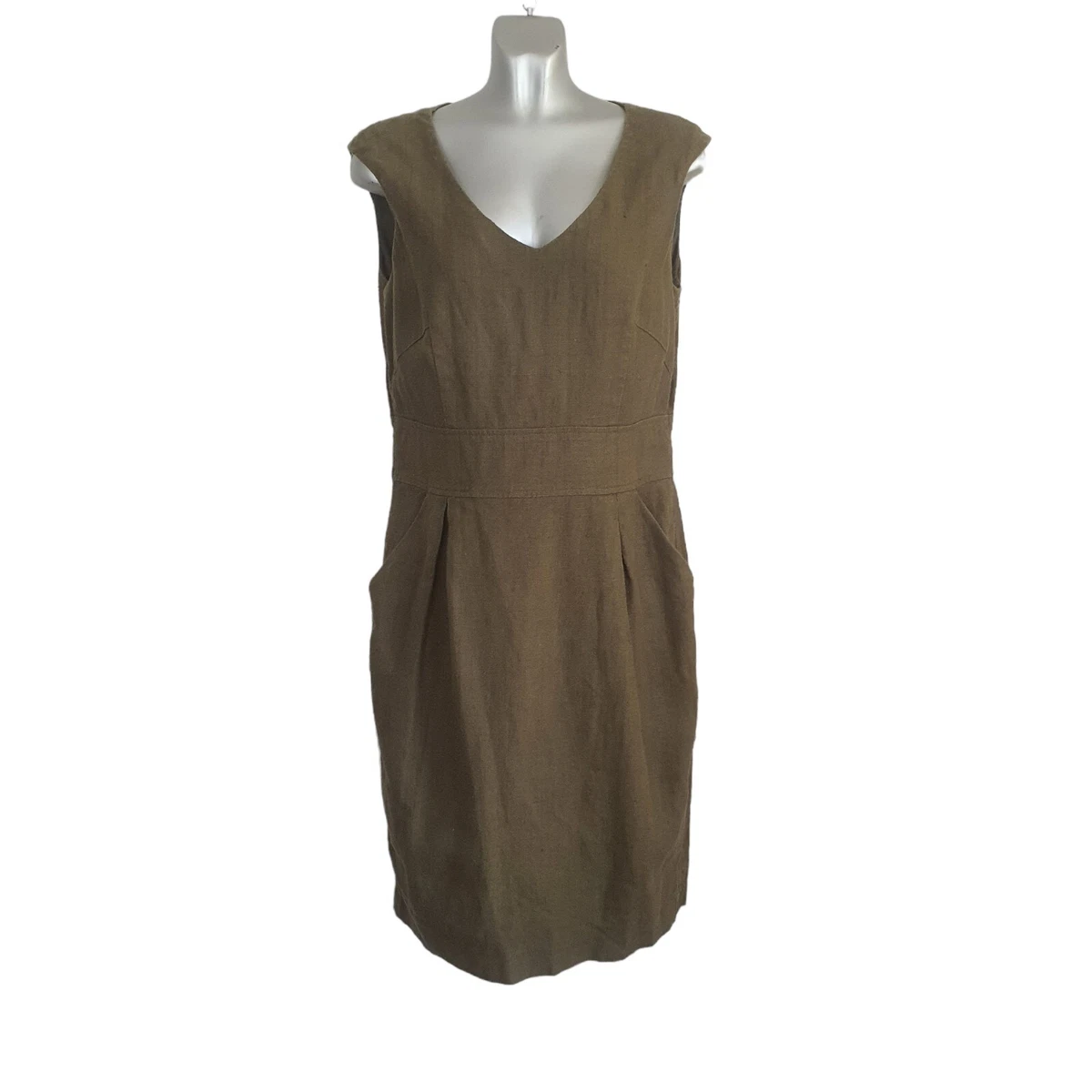 Olive green clearance shift dress