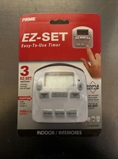 PRIME EZ Set Indoor Timer 1-Outlet Digital Co...