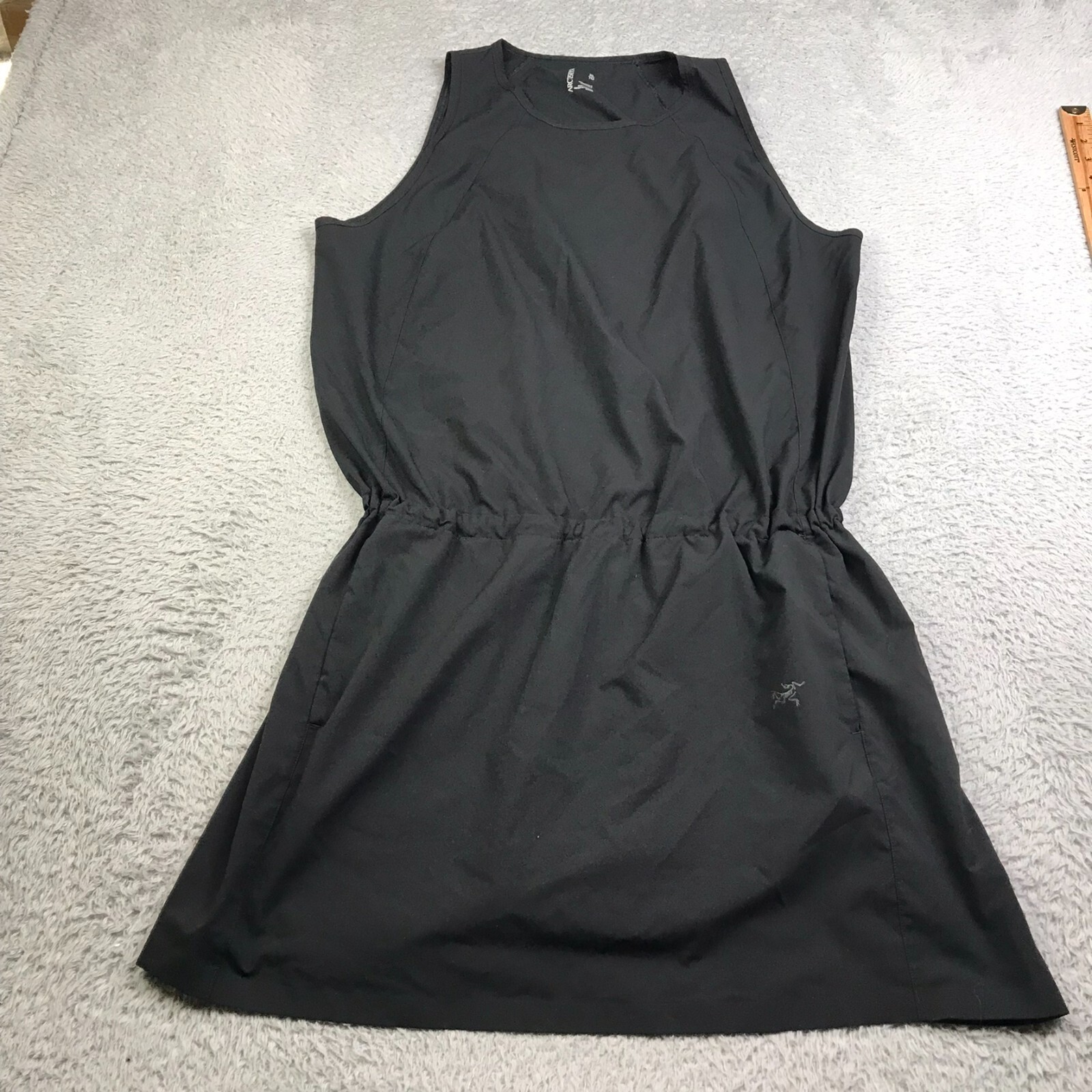 ARC'TERYX Arcteryx Contenta Abito Donna XL Nero Polto Vita Leggero Escursionismo Gorpcore