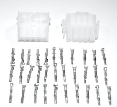 Molex 15-Pin 14-20 AWG, Wire Connector Set - 2.13mm, MLX  