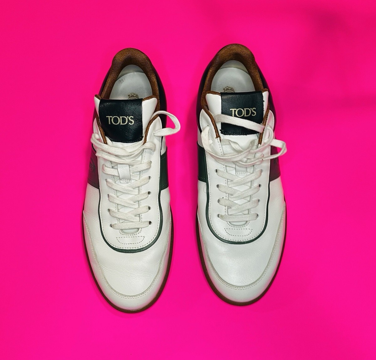 TOD'S◆TABS LEATHER SNEAKERS ハート スニーカー◆関税送料込み Man MULTICOLOUR Tod's Tabs Sneakers in Leather