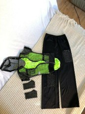 Bright Lime  Black Adult Jazz/Hip Hop Dance Costume W/ Multi Pieces