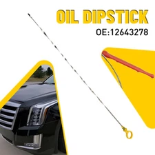 Oil Dipstick Dip Level Stick Handle ABS For Chevrolet Silverado 1500 2014-2019
