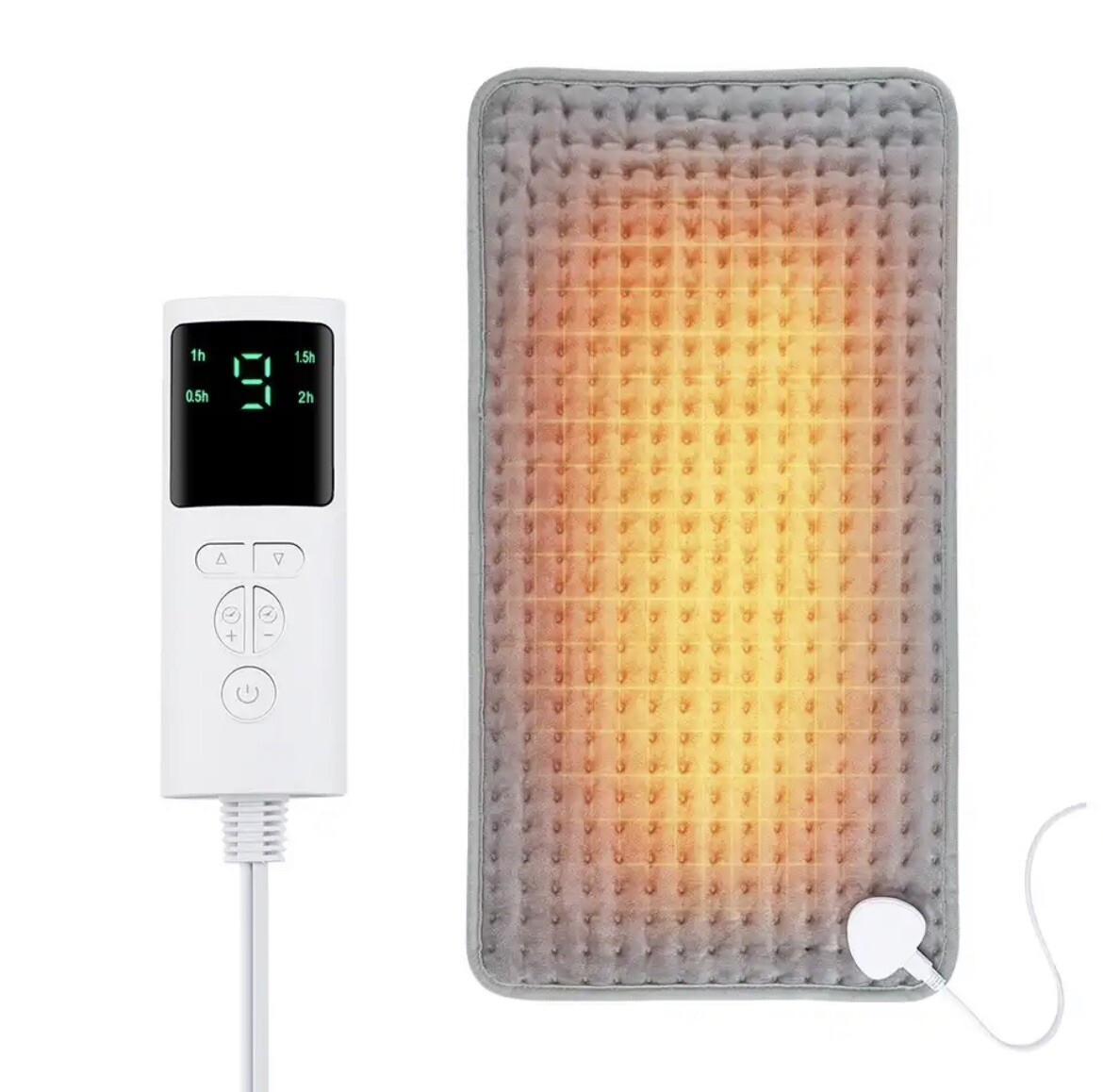 Tapis chauffant électrique 58x29cm contre le mal de dos et les raideurs musculaires