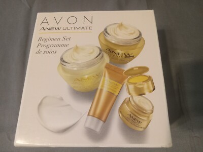 AVON ANEW ULTIMATE REGIMEN SET FOR 50 YEARS OR OLDER DAY /NIGHT/ EYE SYSTEM