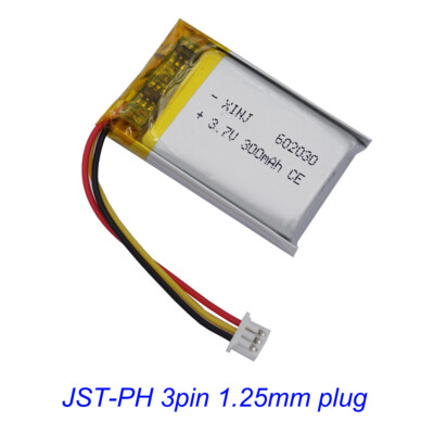 Batteria Agli Ioni Di Litio Ai Polimeri Di Litio 3,7 V 300 Mah 602030 Per Giocattoli Di Elettronica Di Consumo, Luci LED Altoparlante Bluetooth - Foto 4