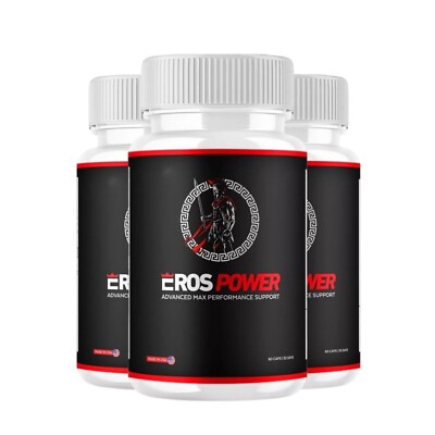 3-Pack Eros Power for Men Capsules   ErosPower for Health & Energy -180 Capsules