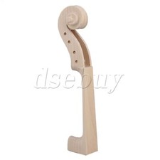 Maple Wood 4/4 Size Violin Neck Handcraft with 4-String Holes