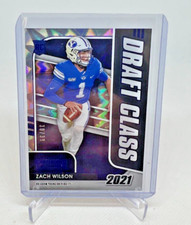 2021 Contenders Draft Picks Draft Class ZACH WILSON RC Blue Explosion 30/39 #11