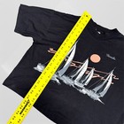 Vintage 80s Signal Tag Black T-shirt Florida Beach Sailboats S M Single Stitch — photo 4