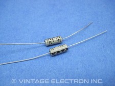 2 IC Illinois Capacitor / CDE Axial Electrolytic Capacitors: 10uF 20 35V