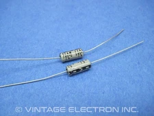(2) IC (Illinois Capacitor / CDE) Axial Electrolytic Capacitors: 10uF 20% 35V