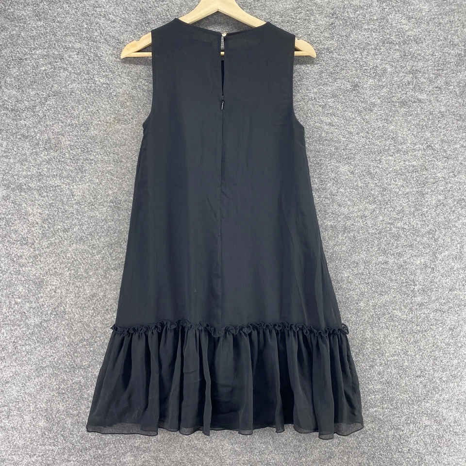 Vestido Tommy Hilfiger Mujer 2 Negro Cambio Corto Cuello Redondo Sin Mangas Gancho y Ojo Foto 2 de 4