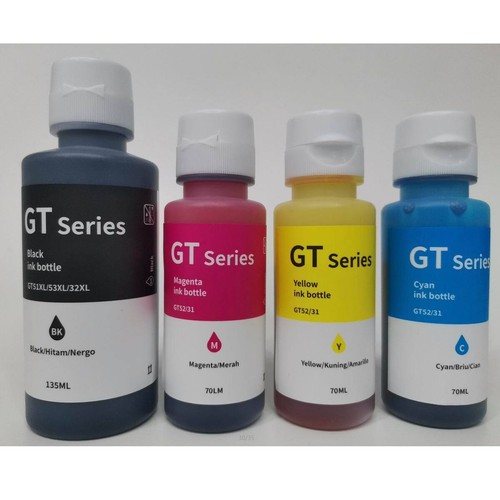 Ink Bottle Set For HP GT51XL GT52 GT5820 GT5810 Smart Tank 531 538 617 ...