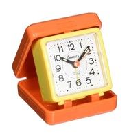 Impecca Traveling Folding Alarm Clock (orange / Yellow) Free Shipping Impecca Traveling Folding Alarm Clock (orange / Yellow) Free Shipping