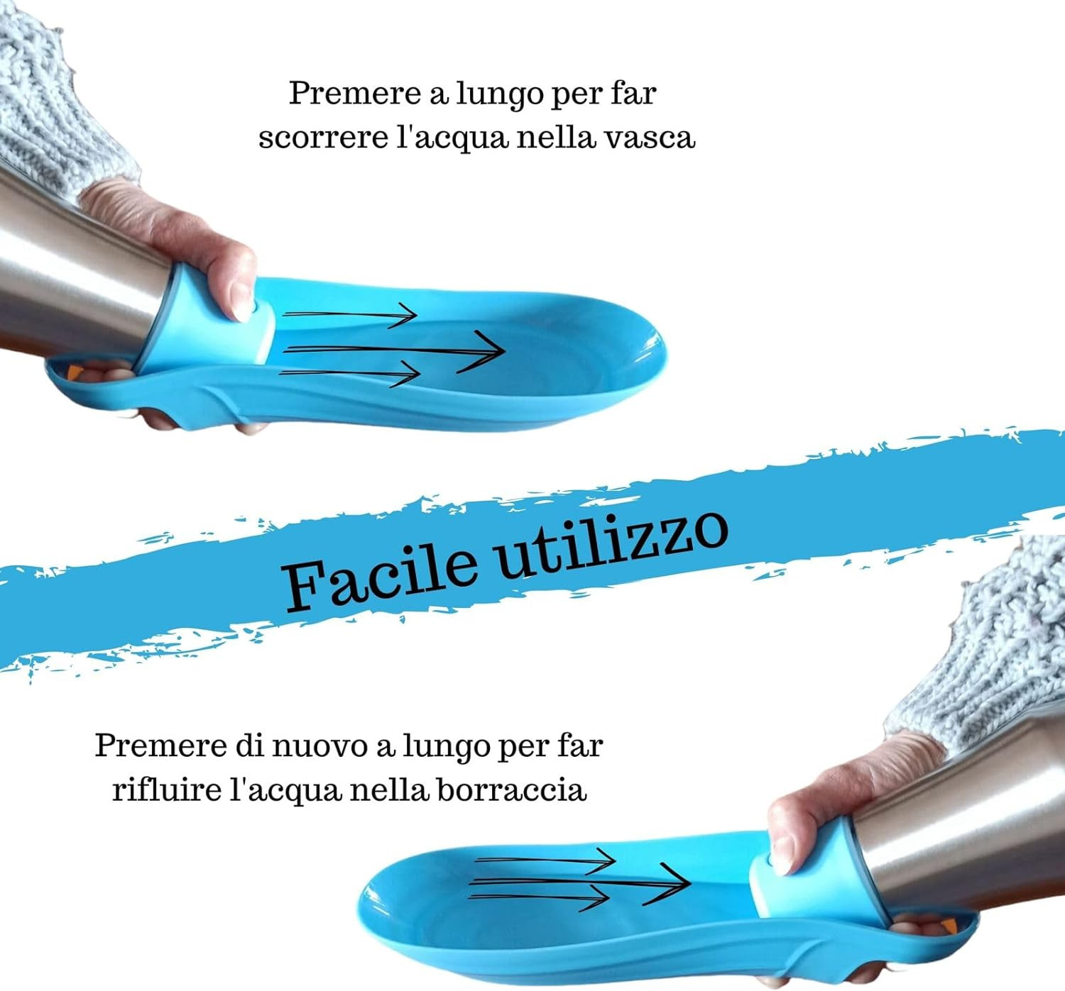 - Borraccia Cane Dispenser Acqua Per Cani Accessori Per Cani Da viaggio Capacità foto 3