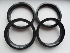 SET OF 4 WHEEL RIM HUB CENTRIC RINGS I 72.56MM WHEEL (OD) I 59.2MM HUB (ID)