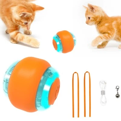 Smart Cat Toys Balls USB Rechargeable 3 Working Modes Automatic Interactive Ball