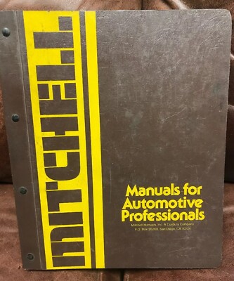 Mitchell Emission Control Service & Repair Imported Cars Vol. 3 Dirty 1979-1982