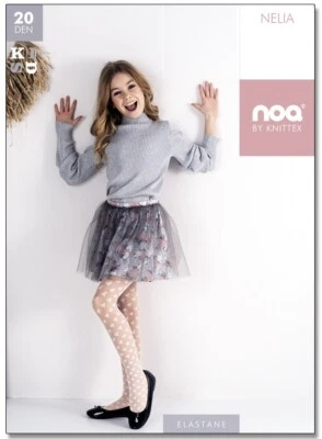 NOQ Herzstrumpfhose Mädchen dünn