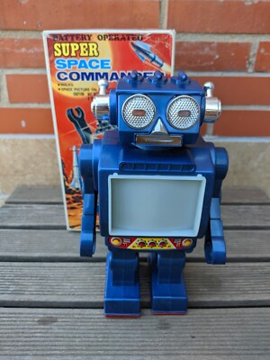 S・Fシリーズ ATTACK HAWK space toys 駄玩具パチ当時物 NEW OLD STOCK MINT SUPER SPACE COMMANDER ROBOT TIN BLECH