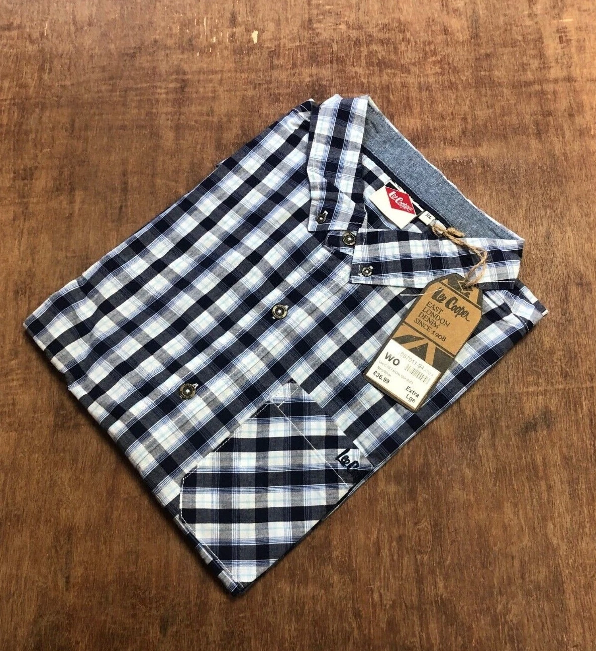 Mens Short Sleeve Check Shirts Casual Smart Lee Cooper Cotton Top M L XL XXL
Opens in a new window o