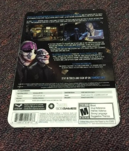 Payday 2 The Ultimate Steal Edition (PC, 2014) PC - Foto 2 di 2