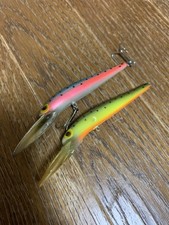 Lot de 2 Old Storm Deep Jr. ThunderStick (DEEP JR ThunderStick). Minnow lure