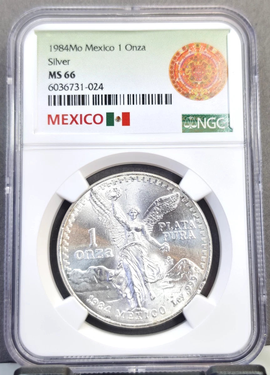 メキシコ1984 純銀貨1オンス 1984 Mexican Libertad Silver Bullion