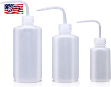 Wash Bottle, 3 Pack LDPE Squeeze Bottles, Safe Plastic Low Density Polyethylene