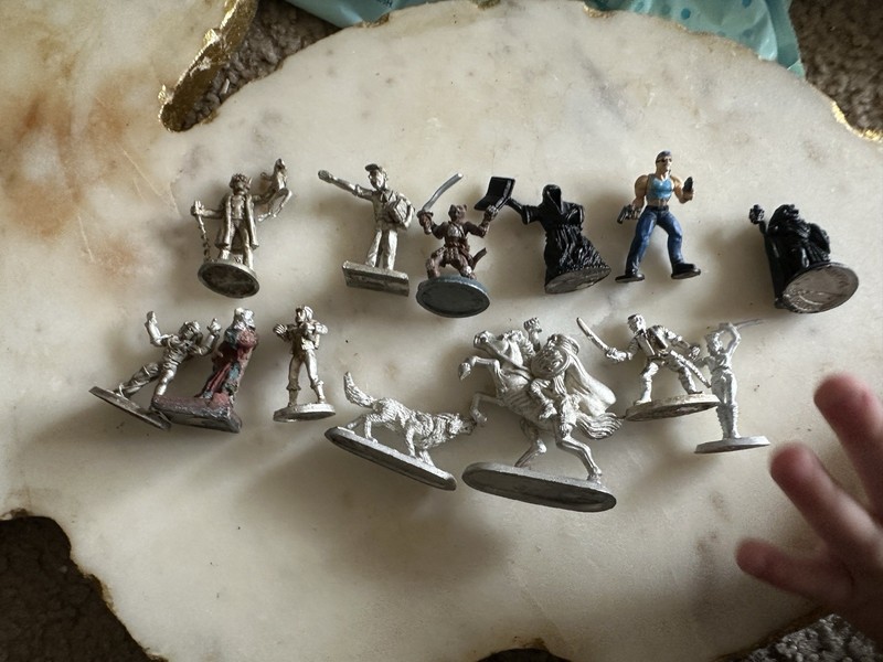 Classic Vintage 90s Ral Partha Pewter Metal Role Playing Figures Ravenloft D&D