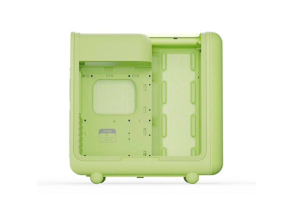 HYTE CS-HYTE-X50G-MM Green ABS / Steel / Tempered Glass ATX Mid Tower Case - Image 4 of 4