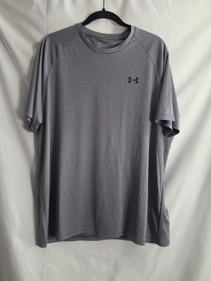 Under Armour Tech T-Shirt Men's XL Gray Performance Athletic Short Sleeve