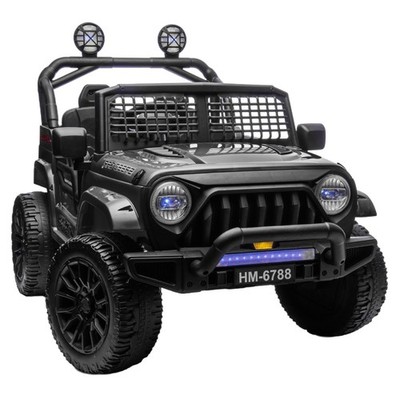 Kids Ride on Toy Car Parental Remote Control Electric 2-Seater Truck Xmas Gifts